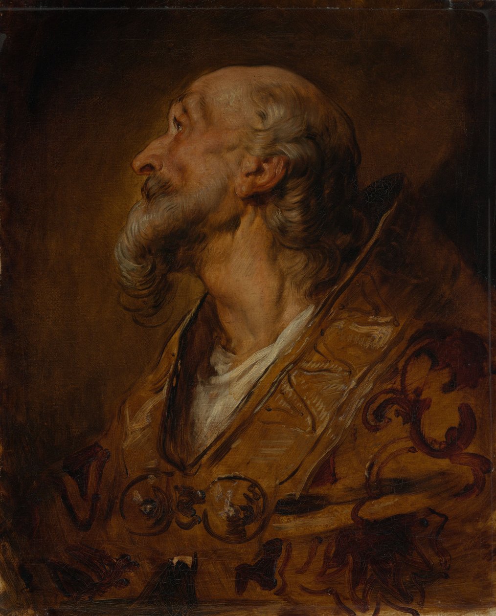 Borstbeeld van een bisschop door Hans Canon