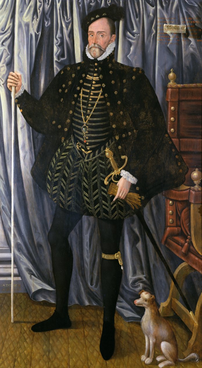 De 1e Graaf van Pembroke (c.1501-70) door Hans Eworth or Ewoutsz