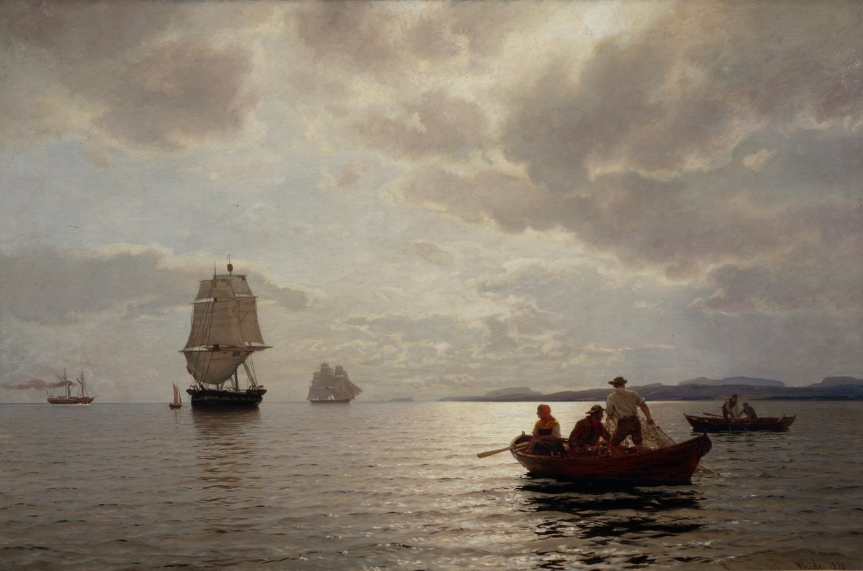 Van Oslofjord door Hans Gude