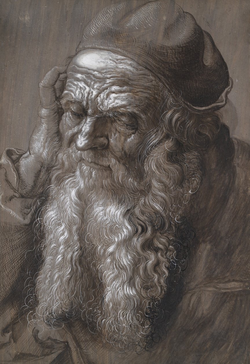 Een oude man van 93: Sint Hiëronymus door Hans Hoffmann