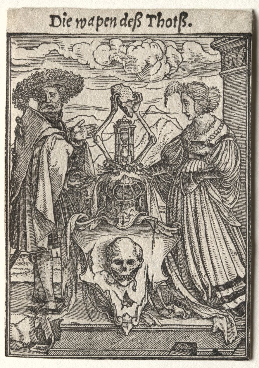Dans van de Dood: Het Wapen van de Dood door Hans Holbein