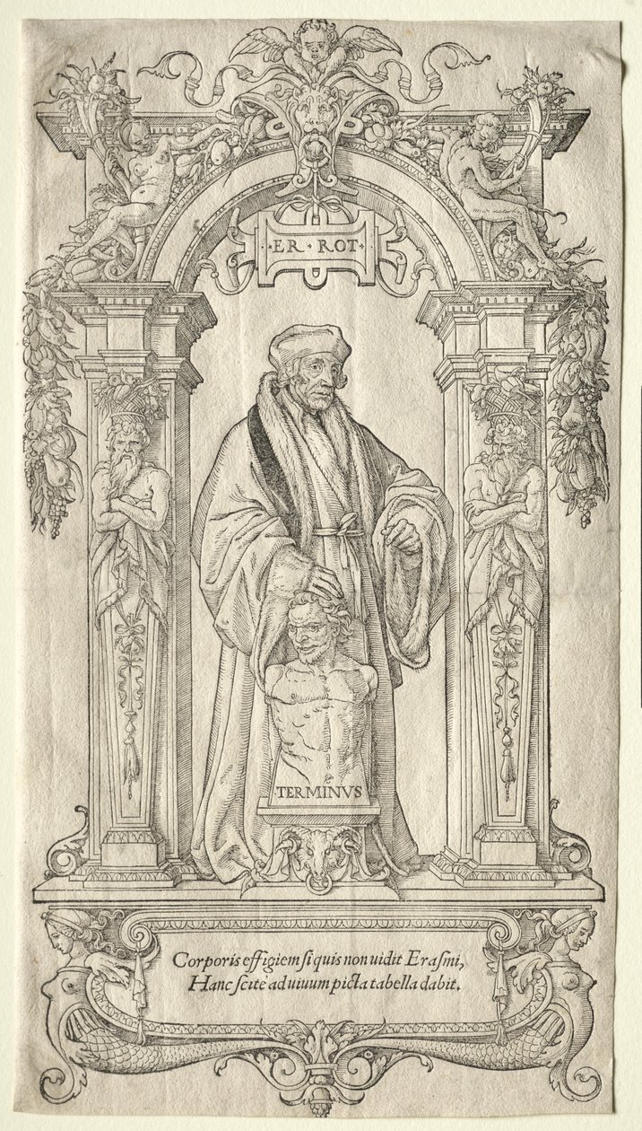 Erasmus van Rotterdam door Hans Holbein