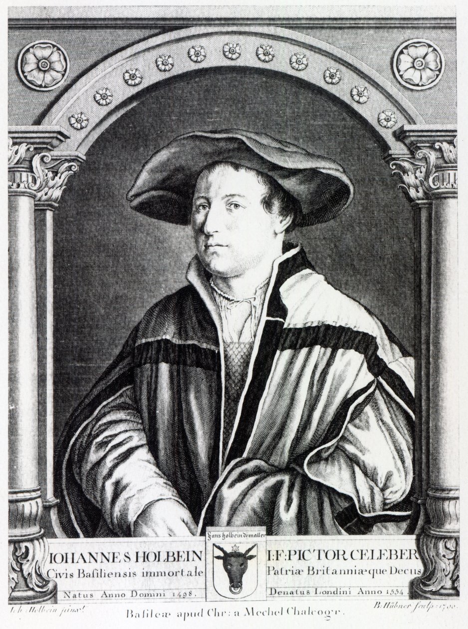 Hans Holbein de Jongere, gegraveerd door Bartholomaus Huebner, 1790 door Hans Holbein der Jüngere