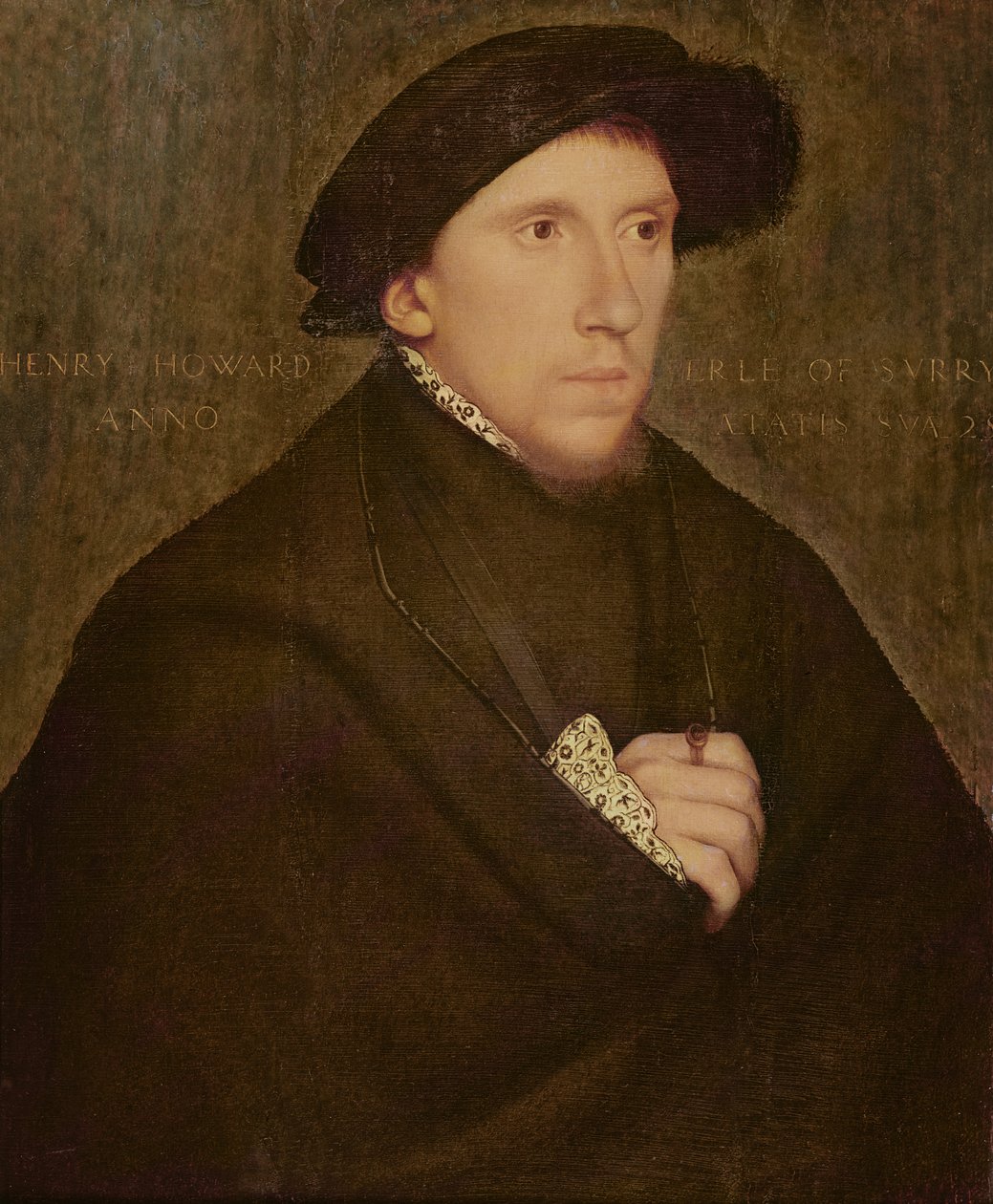 Henry Howard, graaf van Surrey, ca. 1542 door Hans Holbein der Jüngere