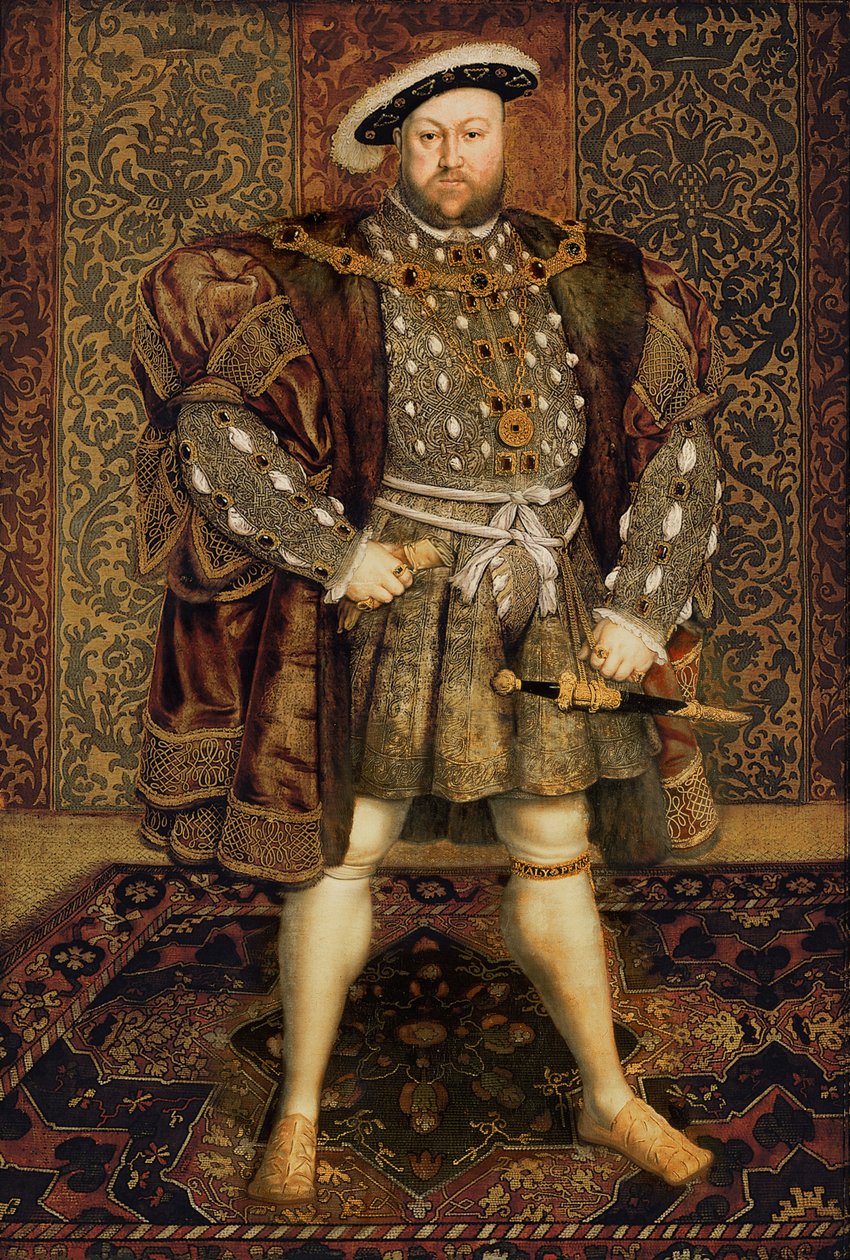 Koning Hendrik VIII door Hans Holbein der Jüngere