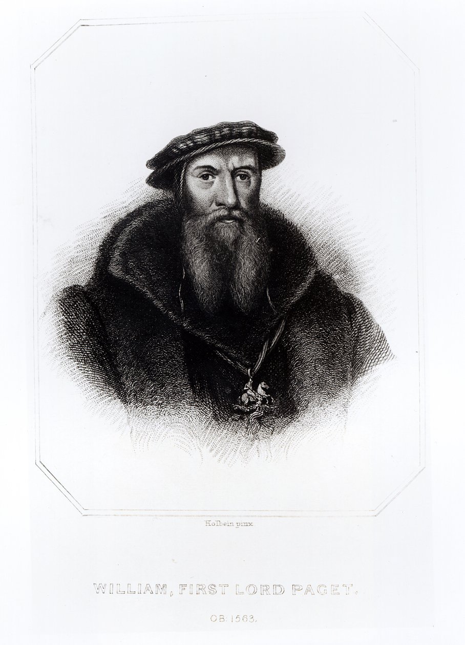 Portret van William, Eerste Lord Paget door Hans Holbein der Jüngere