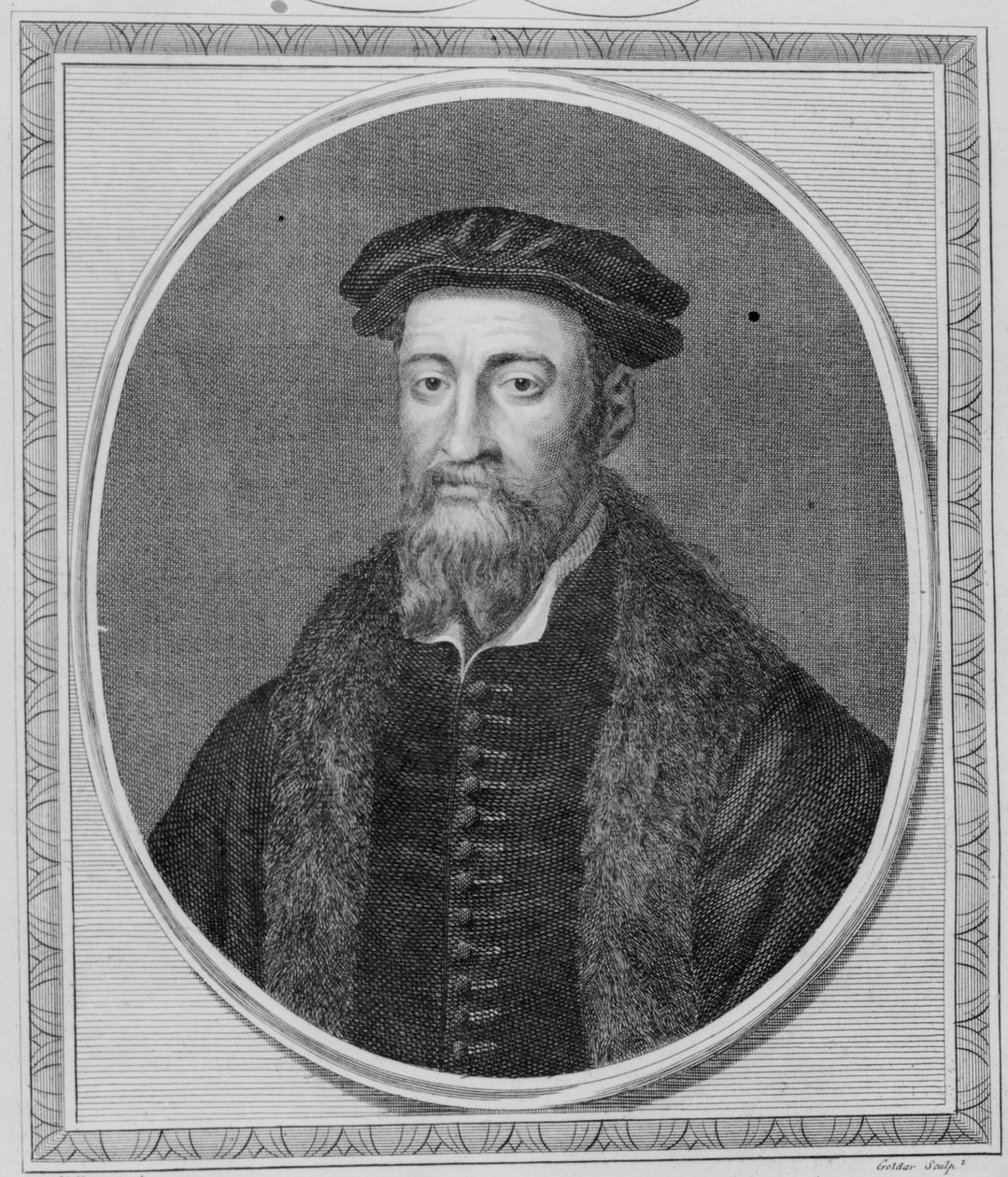 Sir Thomas Smyth, gegraveerd door John Goldar, 1785 door Hans Holbein der Jüngere