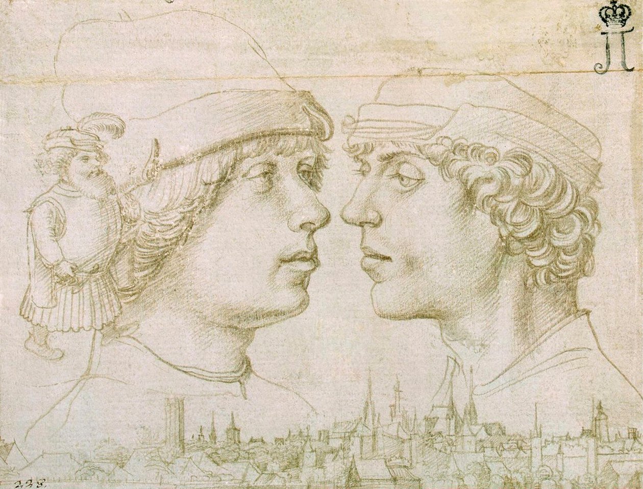 Portret van de zoon van de kunstenaar door Hans Holbein the Elder