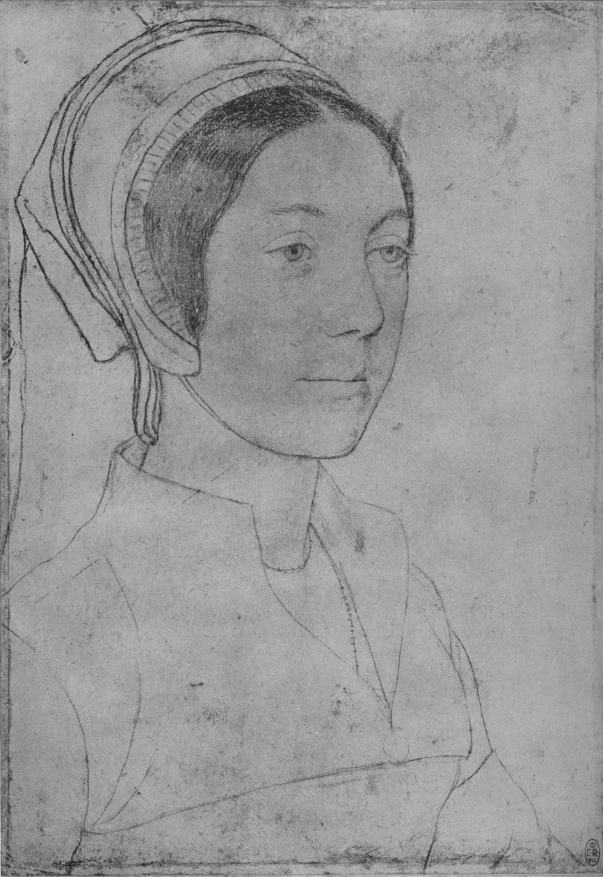 Een Dame: Onbekend door Hans Holbein der Jüngere