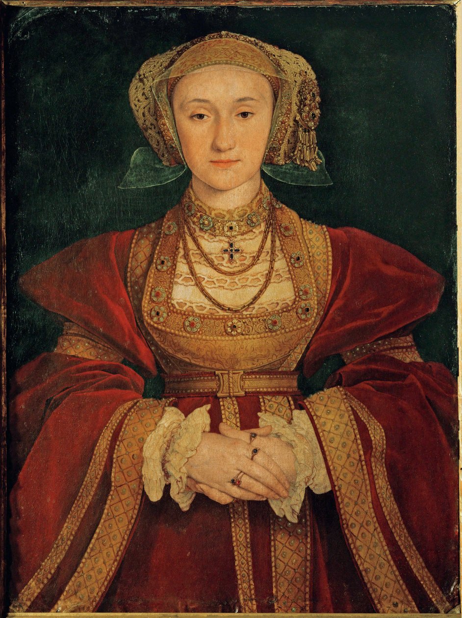 Ann van Cleves, vrouw van koning Henry VIII ... door Hans Holbein the Younger