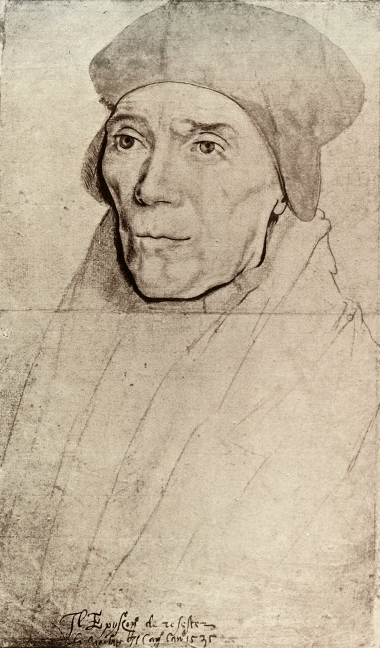 Bisschop Fisher, 1909 door Hans Holbein der Jüngere