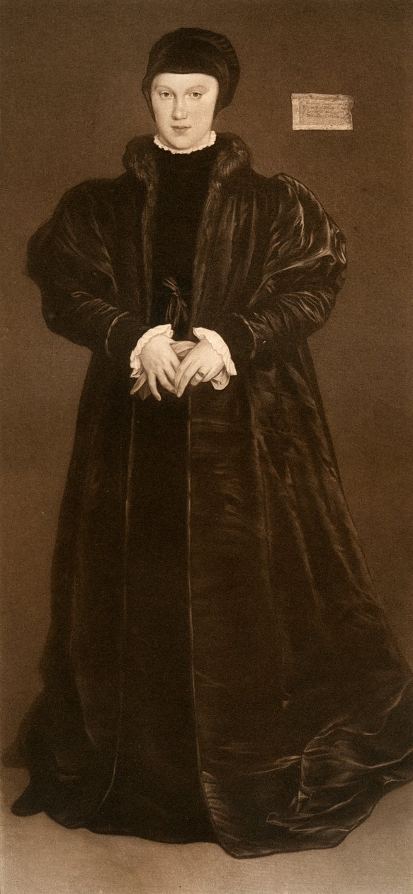 Christina van Denemarken, Hertogin van Milaan, 1538, 1902 door Hans Holbein der Jüngere