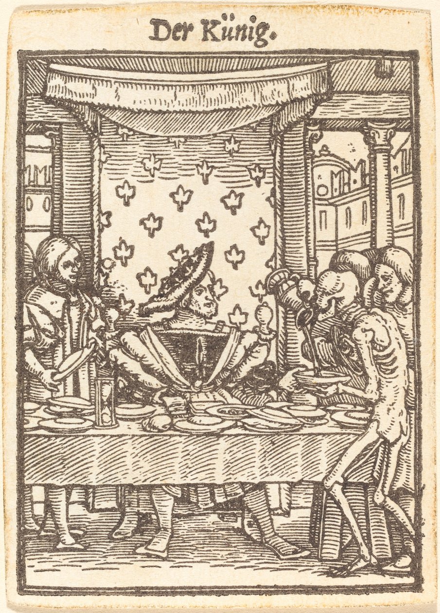 De Koning door Hans Holbein der Jüngere