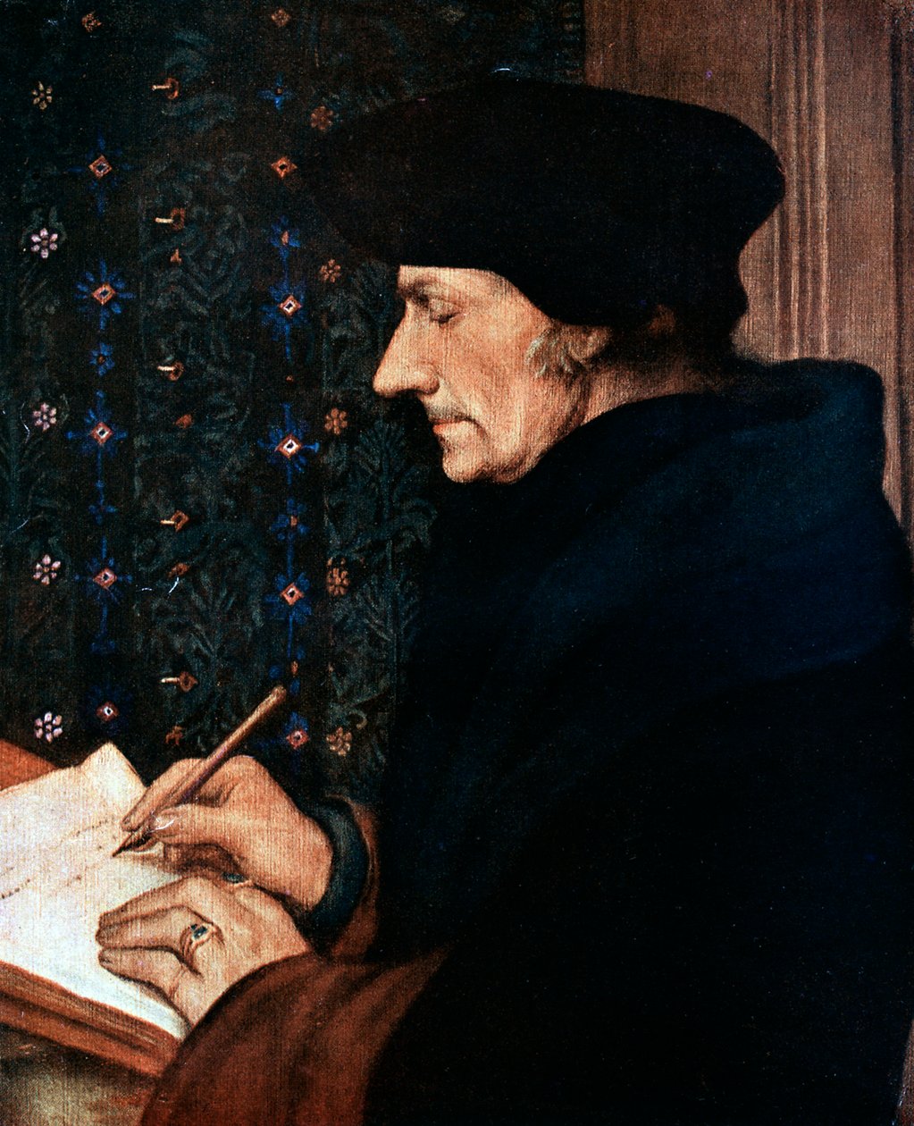 Desiderus Erasmus, Nederlandse humanist en geleerde door Hans Holbein der Jüngere