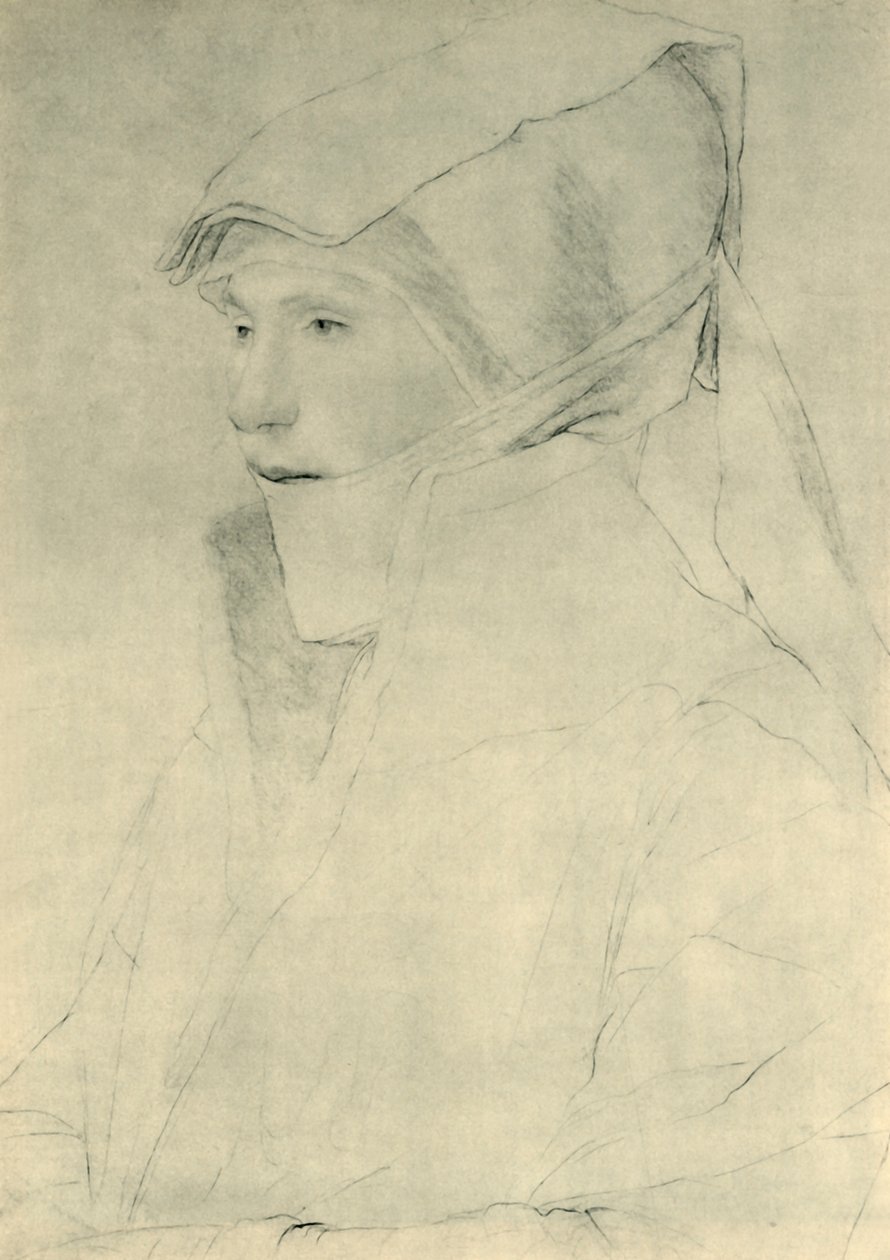 Dorothea Kannengiesser, 1525-1526, 1943 door Hans Holbein der Jüngere