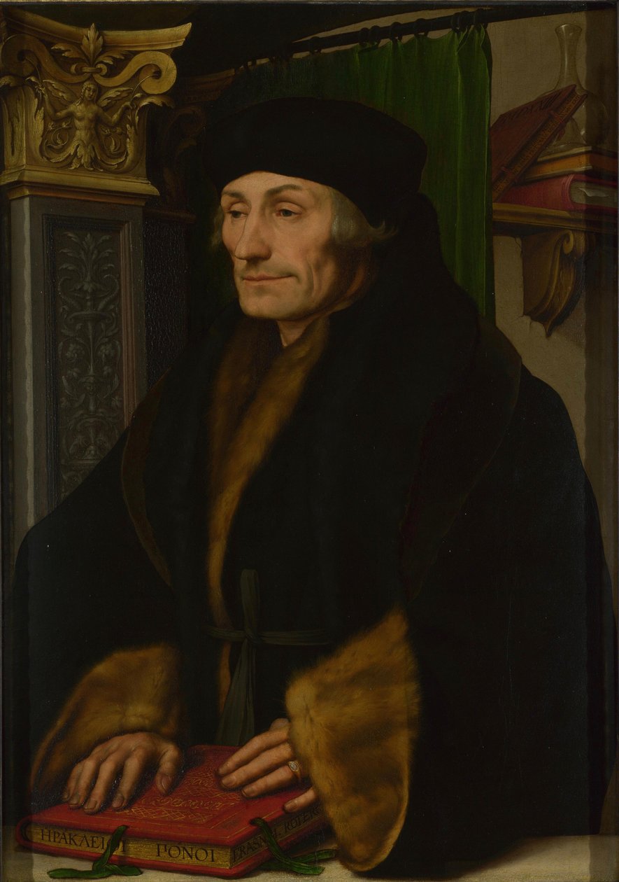 Erasmus door Hans Holbein the Younger