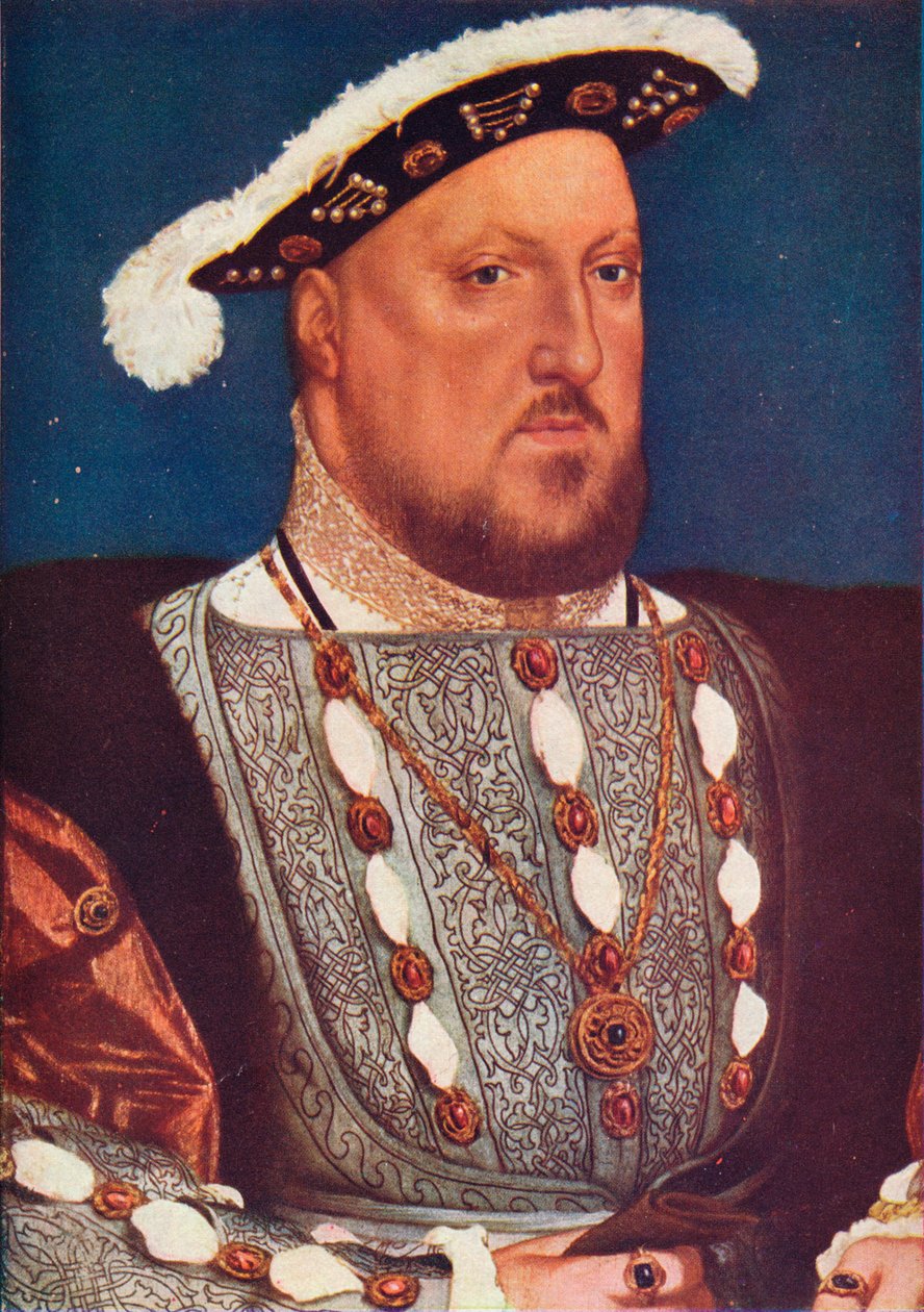 Koning Hendrik VIII, ca. 1537 door Hans Holbein der Jüngere