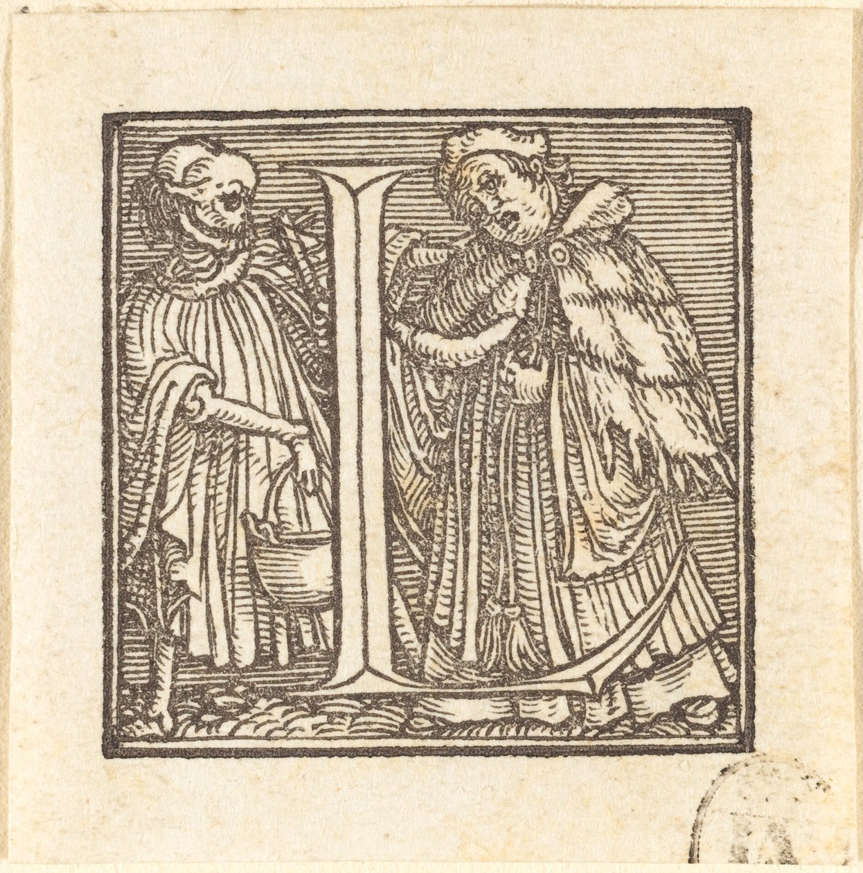 Letter L door Hans Holbein der Jüngere