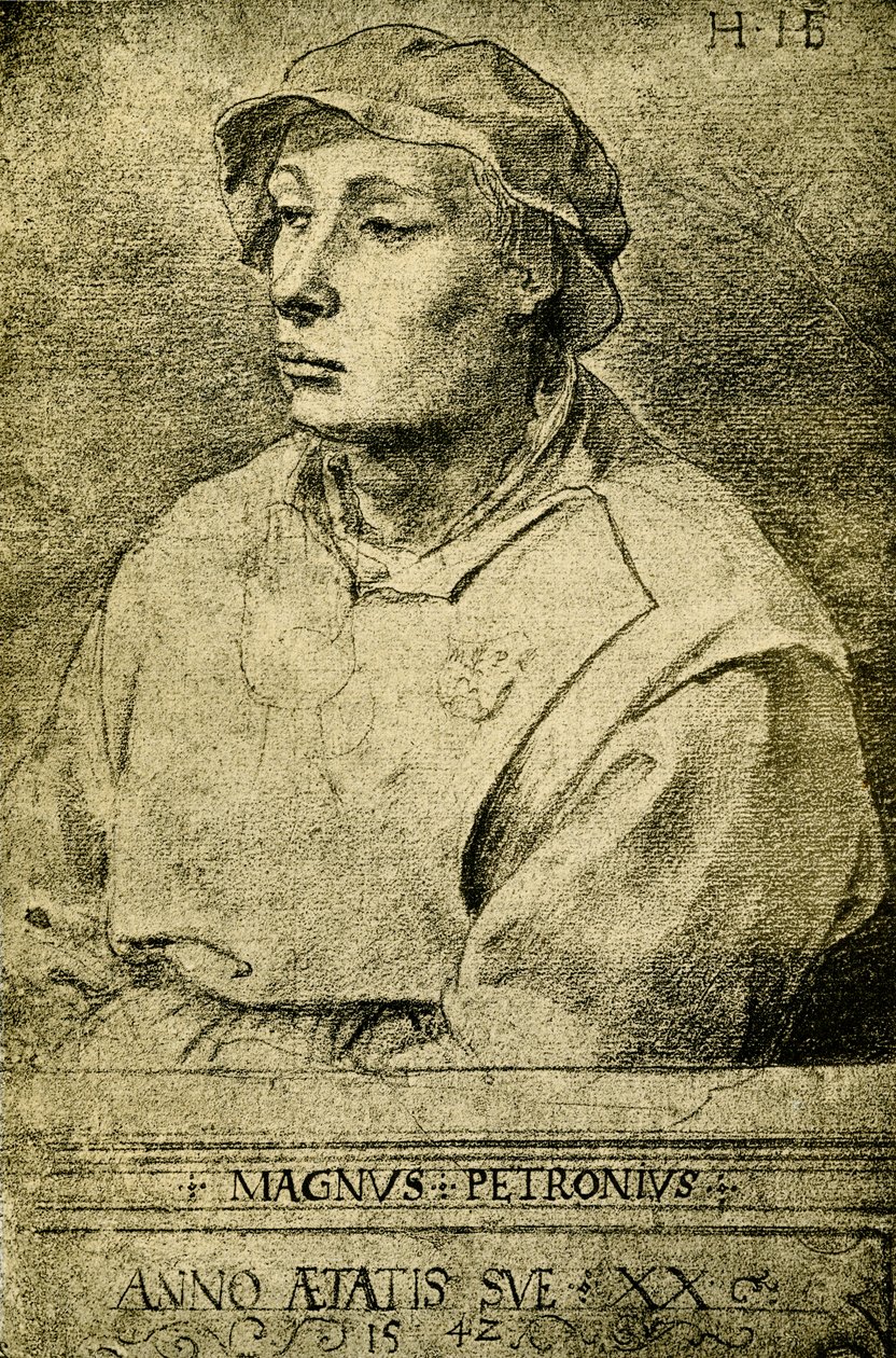 Magnus Petronius door Hans Holbein der Jüngere