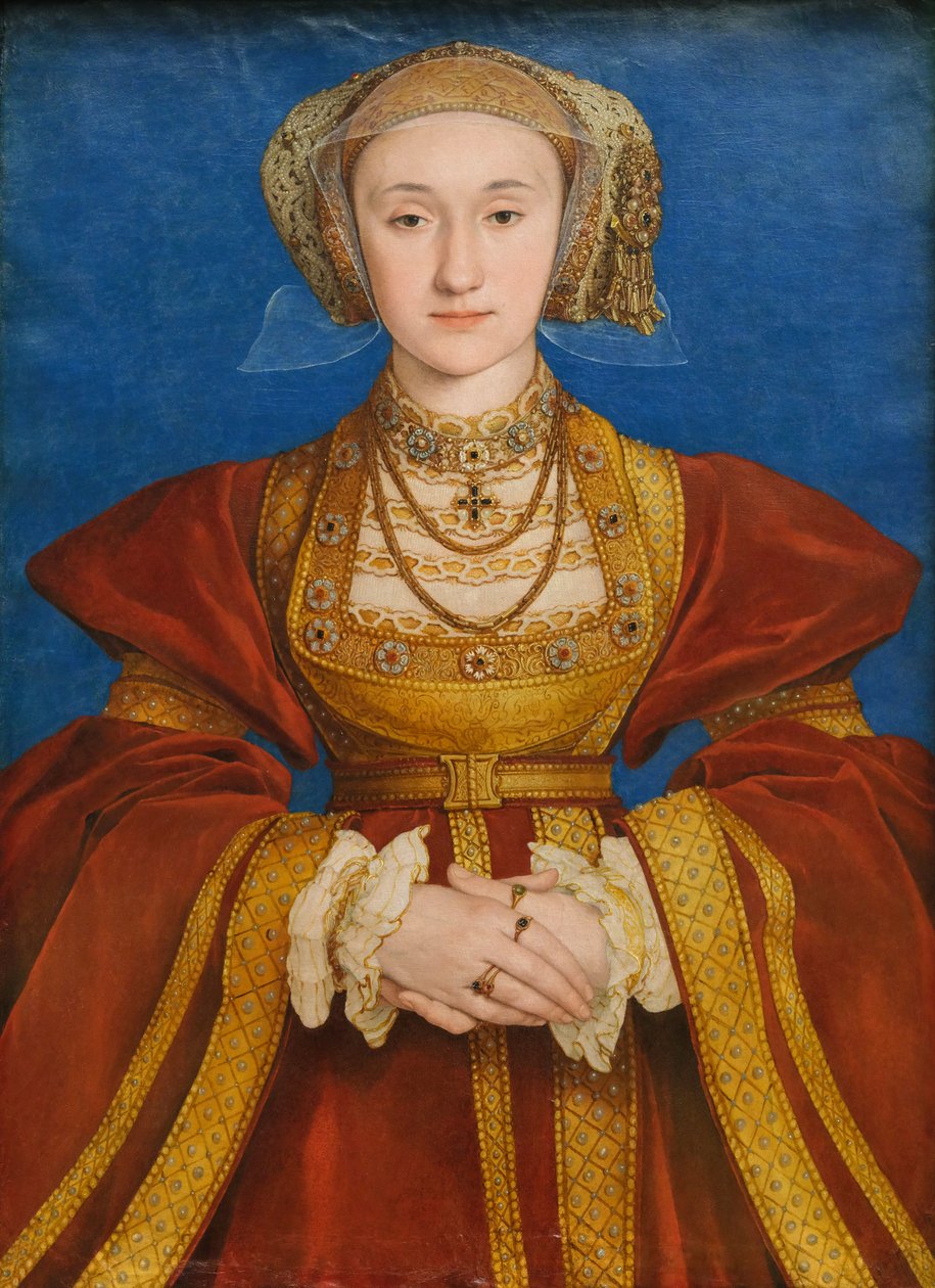Portret van Anne van Kleef door Hans Holbein the Younger