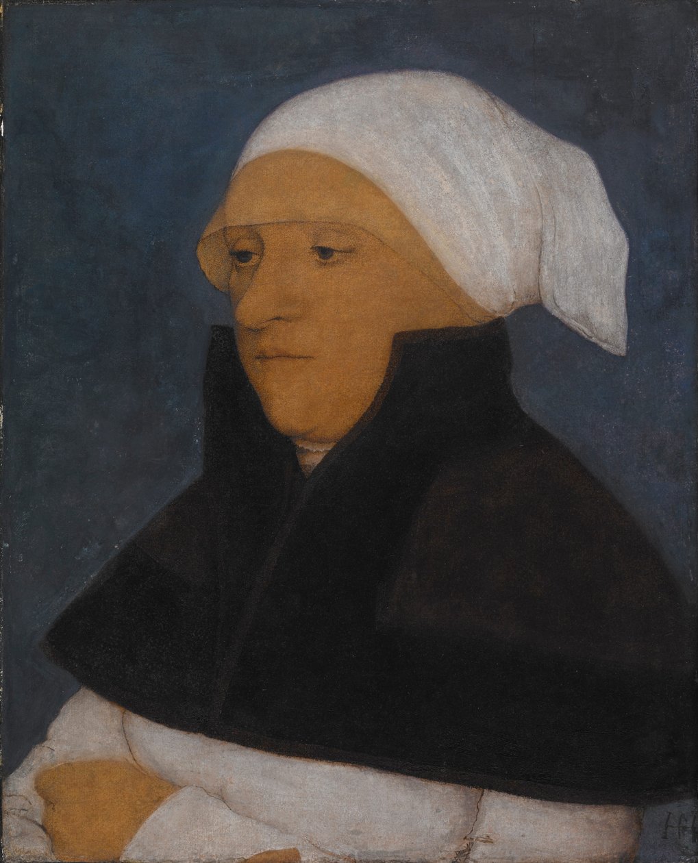 Portret van een onbekende dame door Hans Holbein the Younger