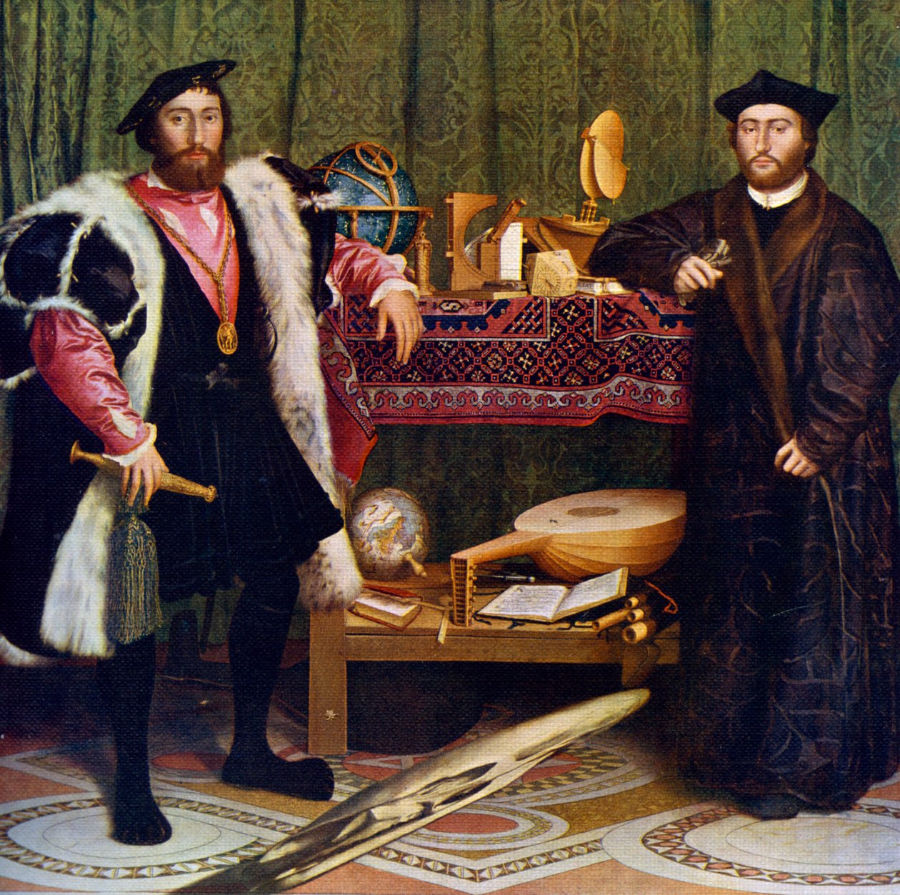 De Ambassadeurs, 1533 door Hans Holbein der Jüngere
