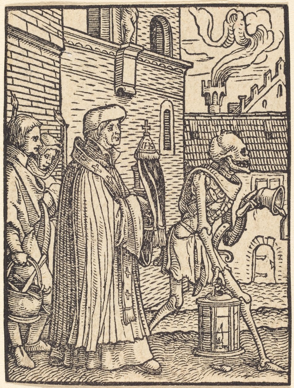 De pastoor door Hans Holbein the Younger