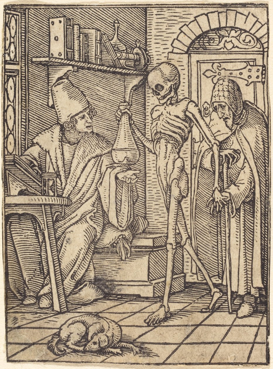 De arts door Hans Holbein the Younger