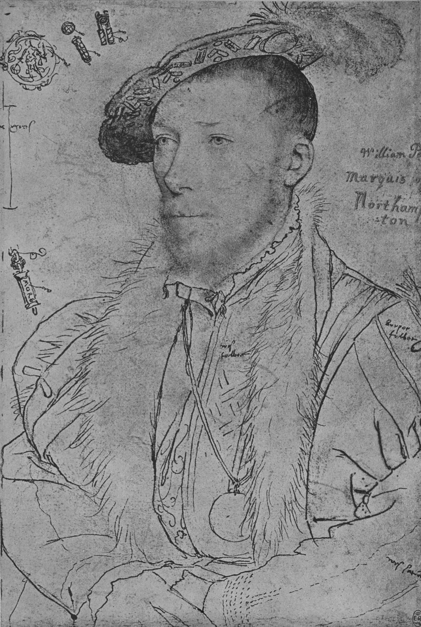 William Parr, Markies van Northampton, c1538-1542 1945 door Hans Holbein der Jüngere