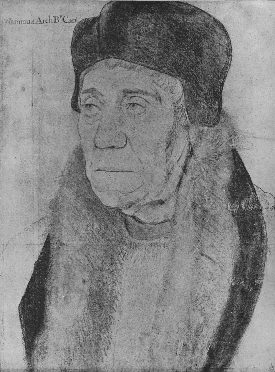 William Warham, Aartsbisschop van Canterbury, 1527 door Hans Holbein der Jüngere
