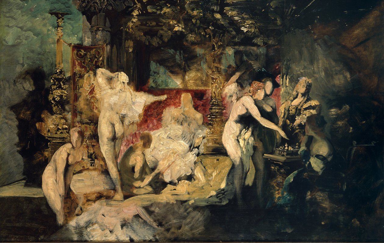 De zomer. Studie door Hans Makart