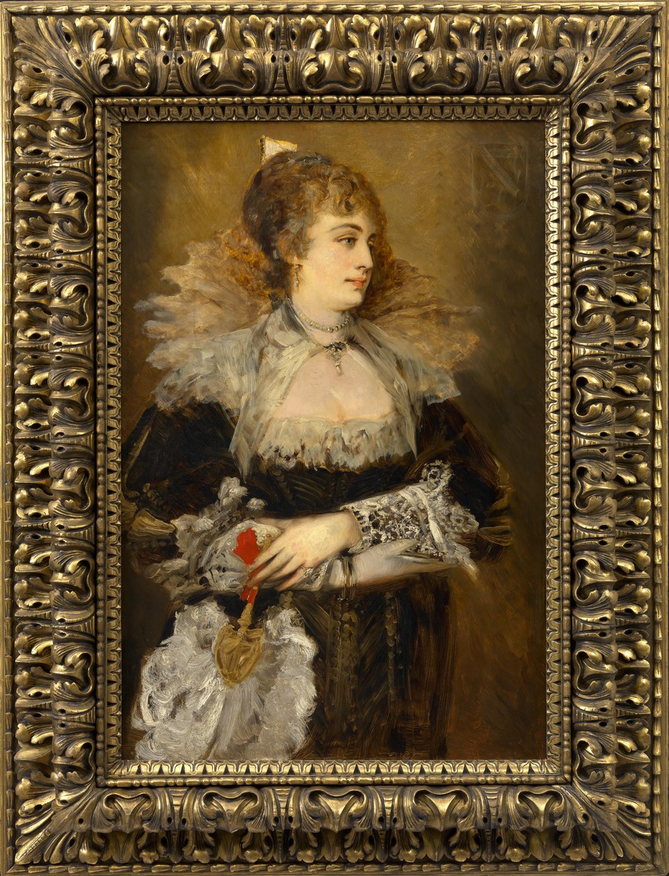 Hanna Klinkosch door Hans Makart