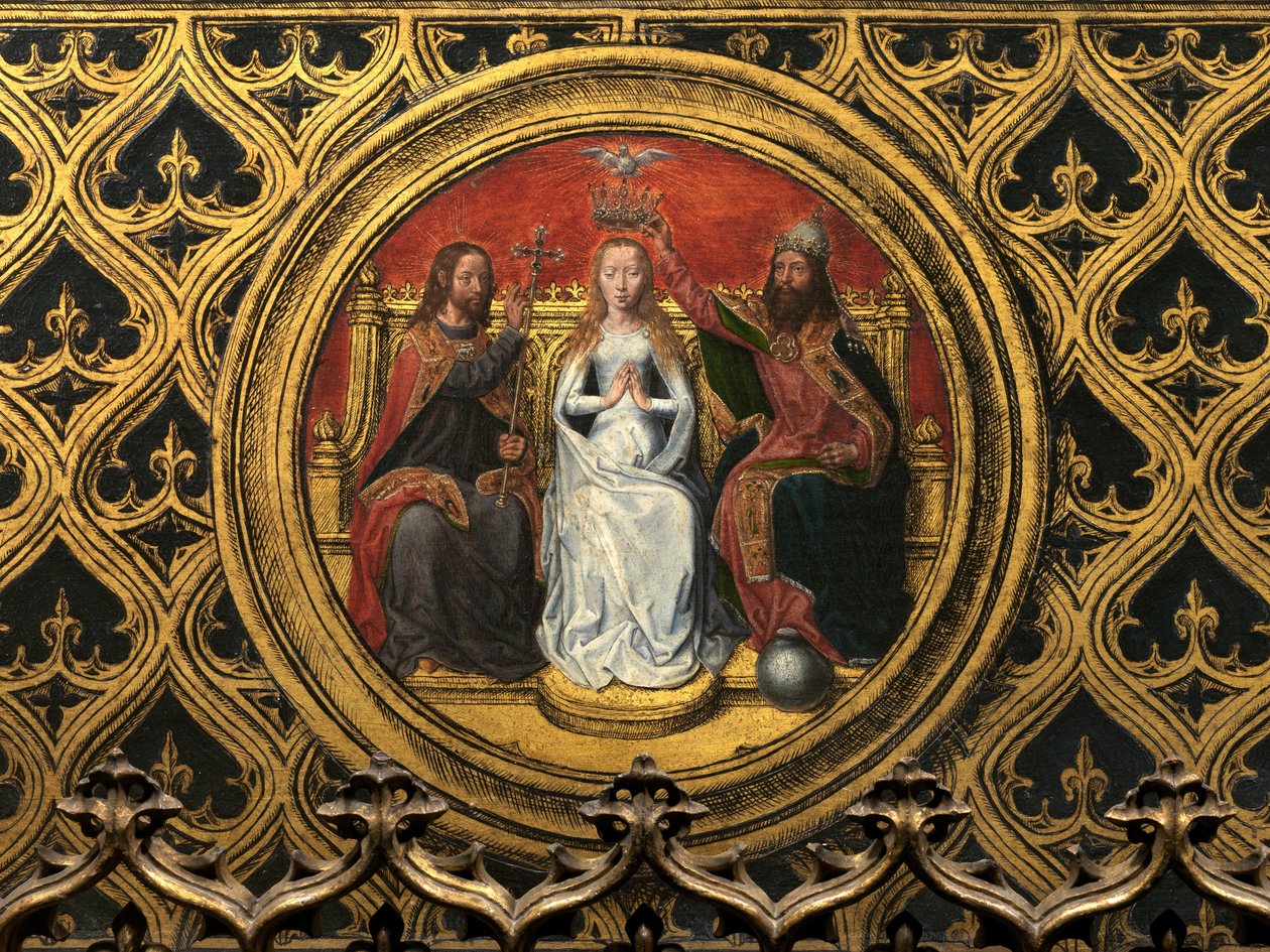 (detail) van het Reliekschrijn van Sint-Ursula door Hans Memling