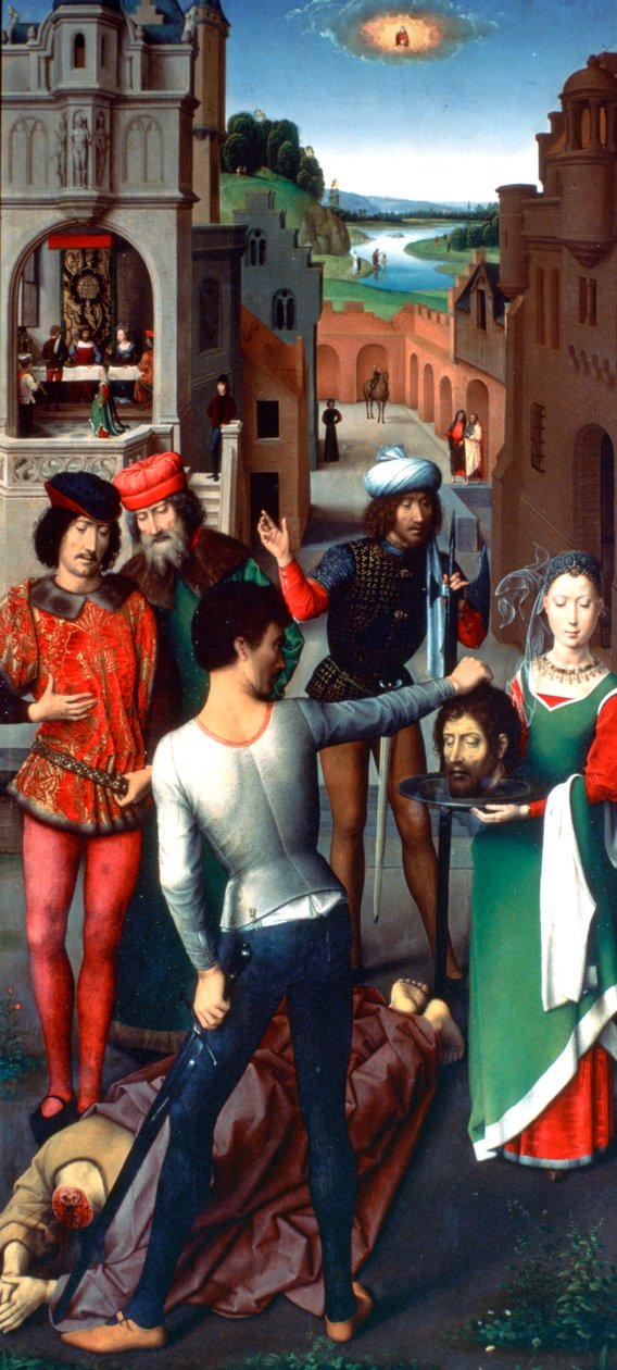 Drieluik van Johannes de Doper en Johannes de Evangelist, 1479 door Hans Memling