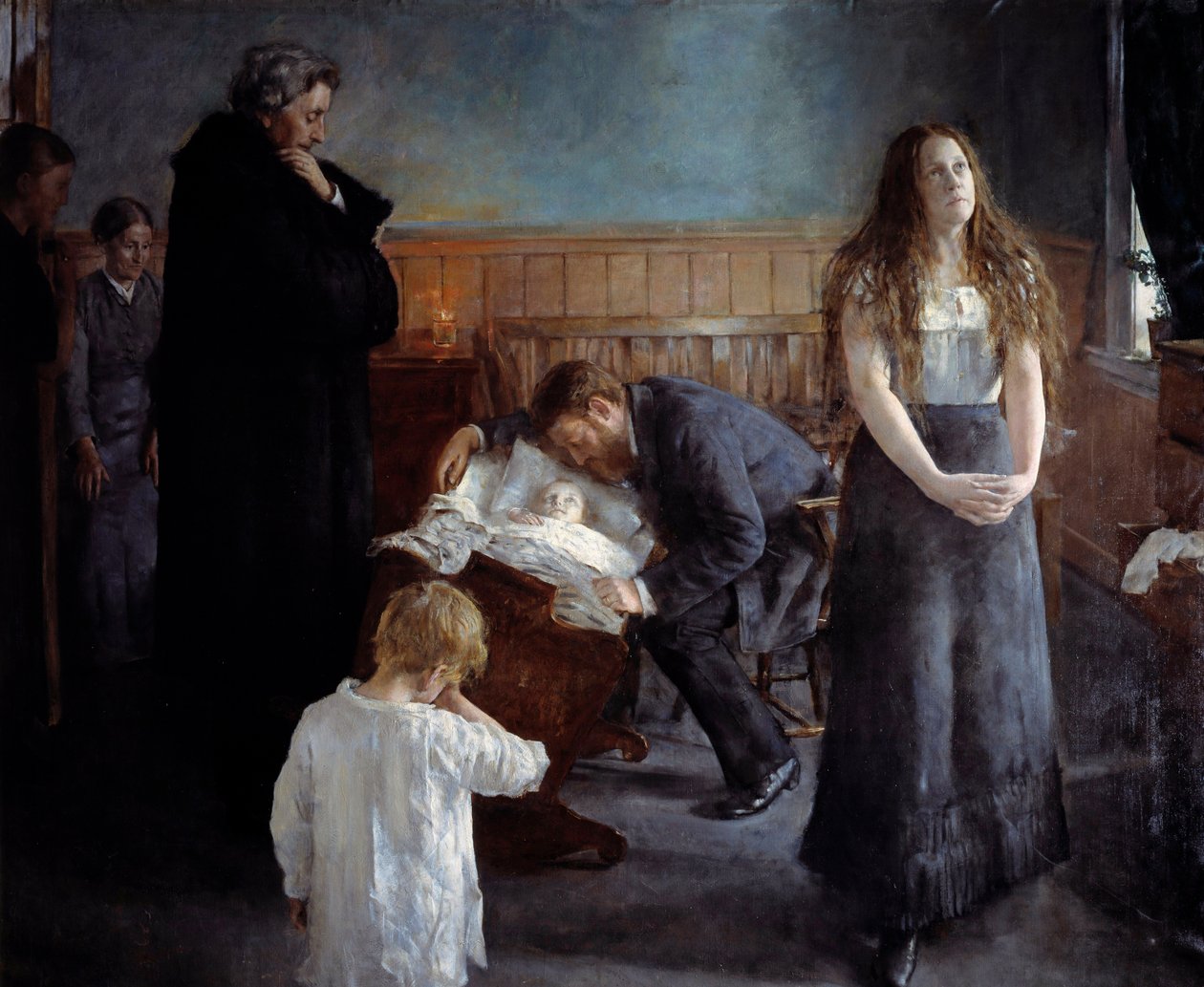 Het zieke kind door Hans Olaf Heyerdahl