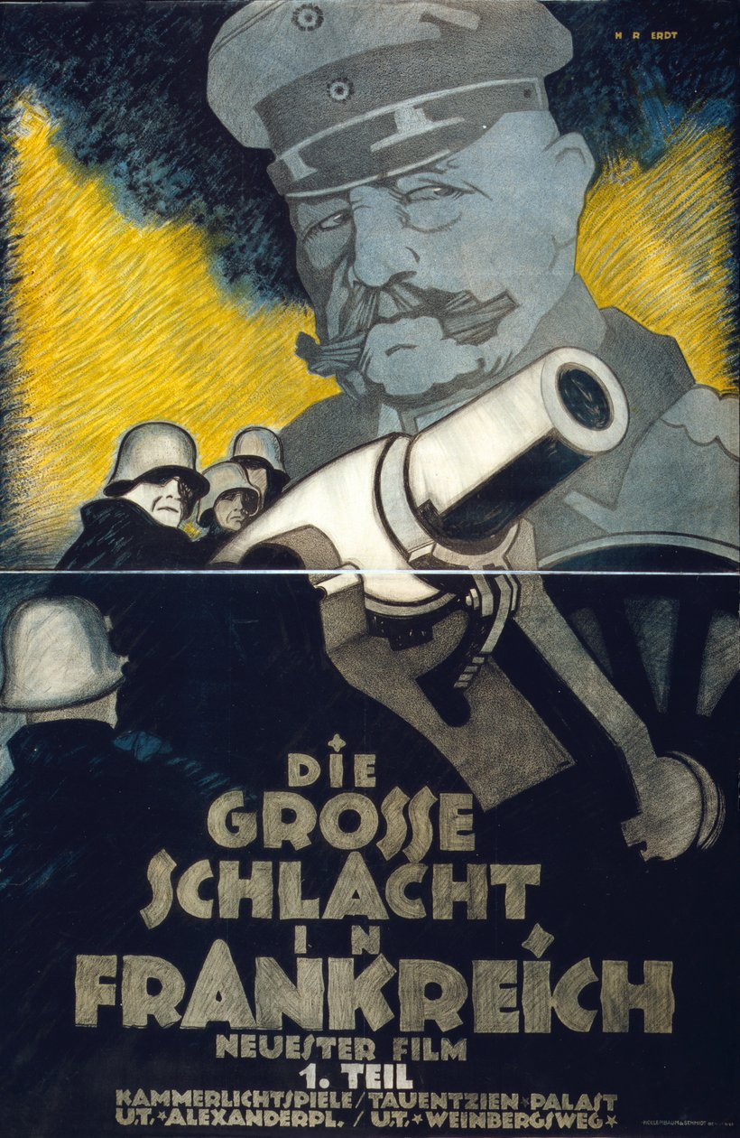 Poster voor de Eerste Wereldoorlog film 
