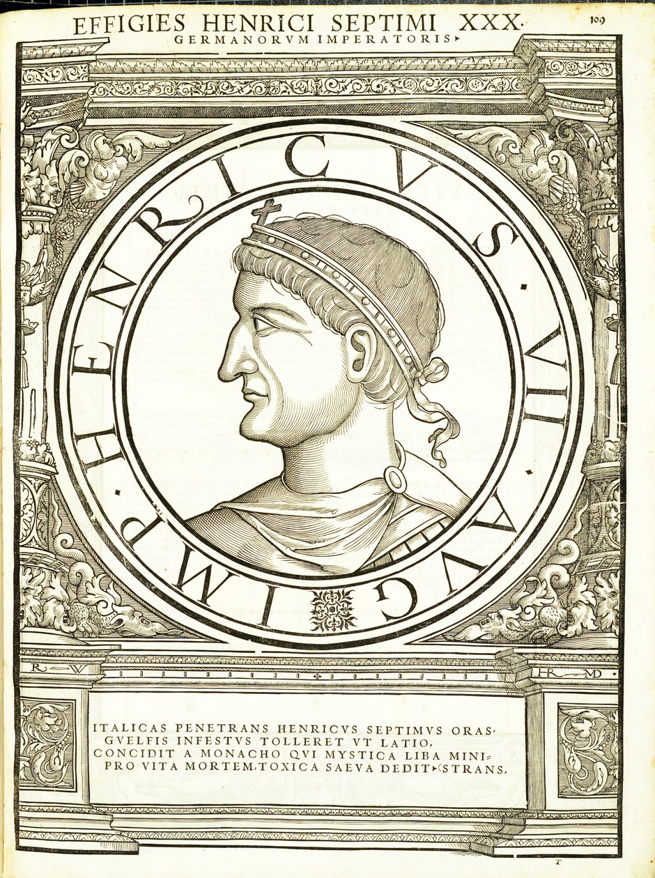 Henricus VII, illustratie uit 