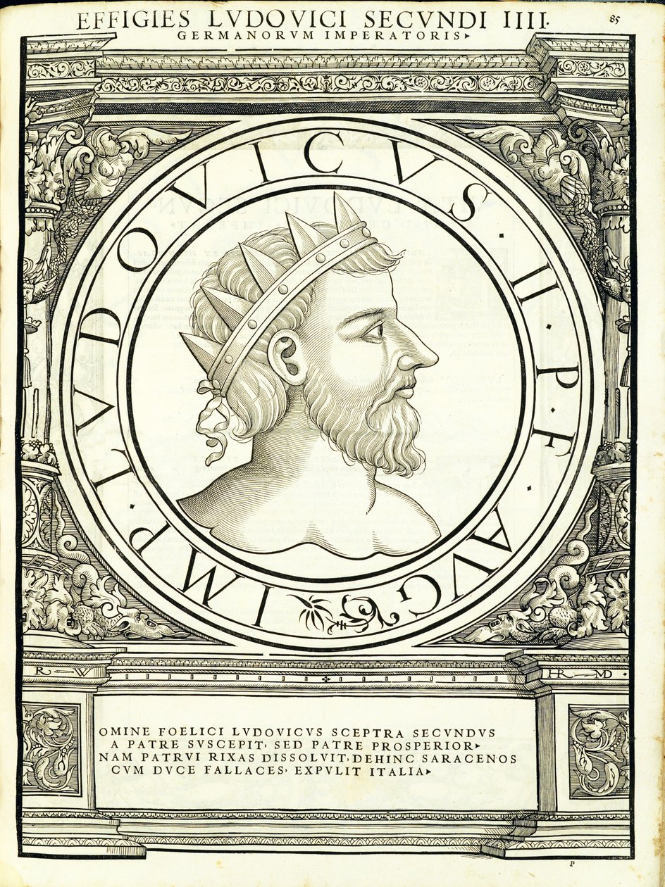 Ludouicus II, illustratie uit 