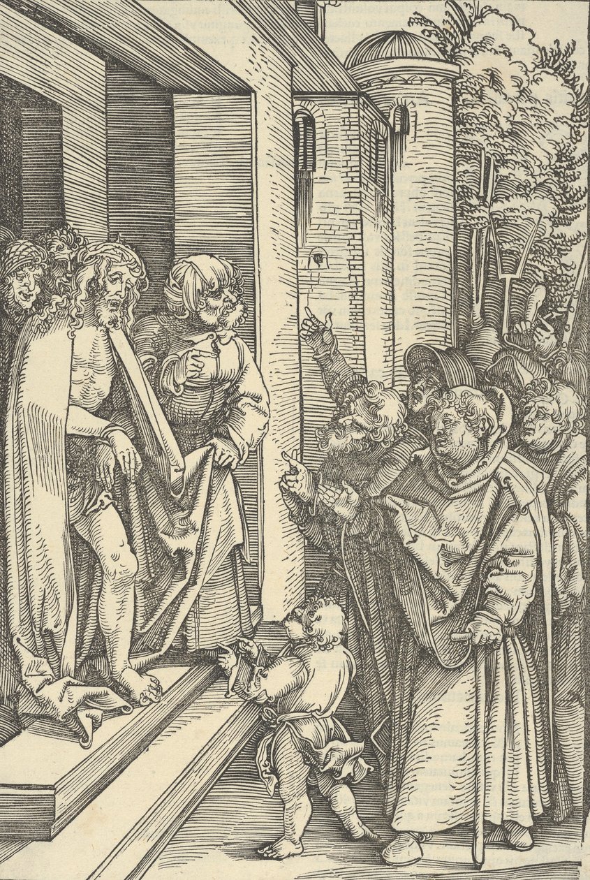 Ecce Homo, uit Speculum passionis domini nostri Ihesu Christi door Hans Schäufelein the Elder