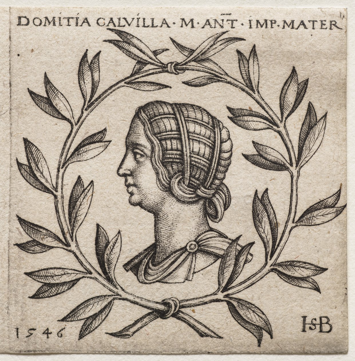 Buste van Domitia Calvilla door Hans Sebald Beham