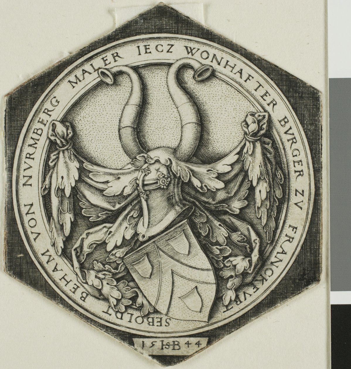Wapen van Sebald Beham door Hans Sebald Beham