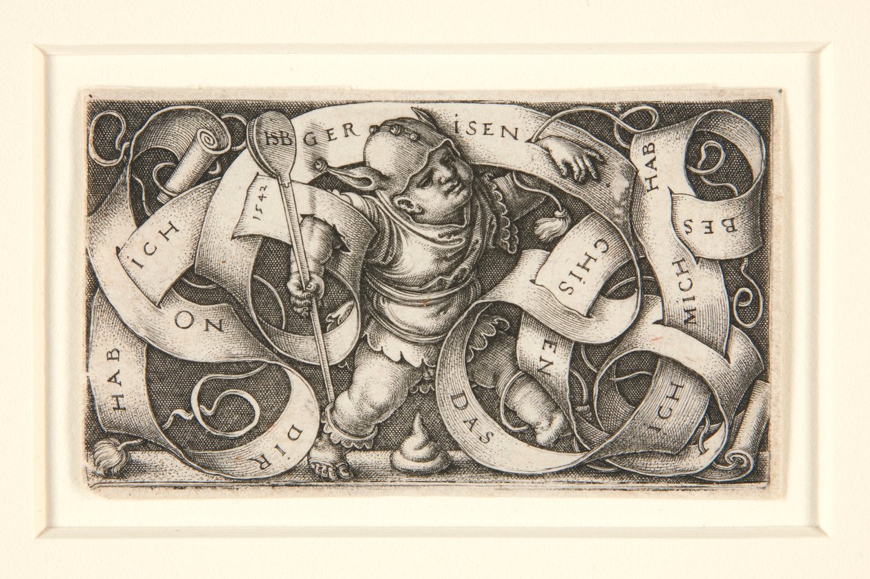 Der Kleine Schalksnarr mit grossen Schrift band (De kleine nar) door Hans Sebald Beham