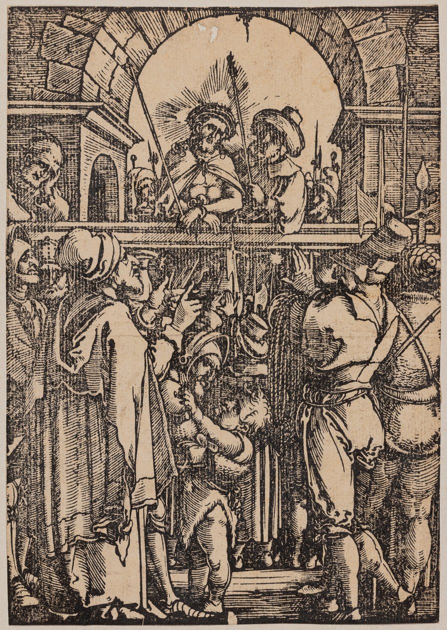 Christus aan het volk getoond (Ecce homo) door Hans Sebald Beham