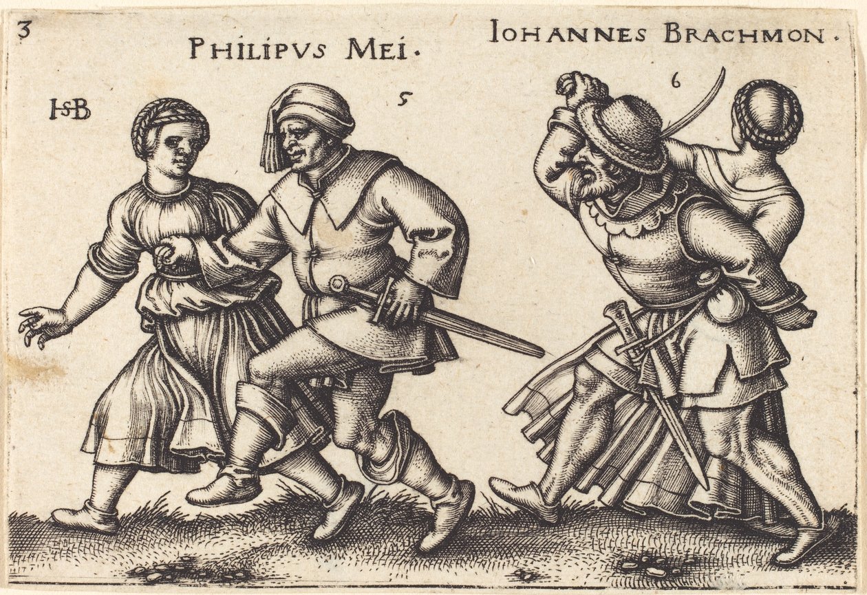 Mei en juni door Hans Sebald Beham