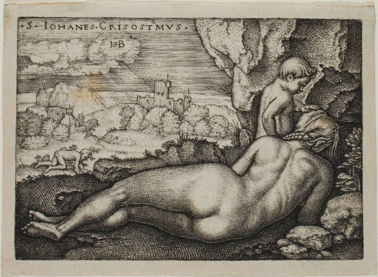Boete van Johannes Chrysostomus door Hans Sebald Beham