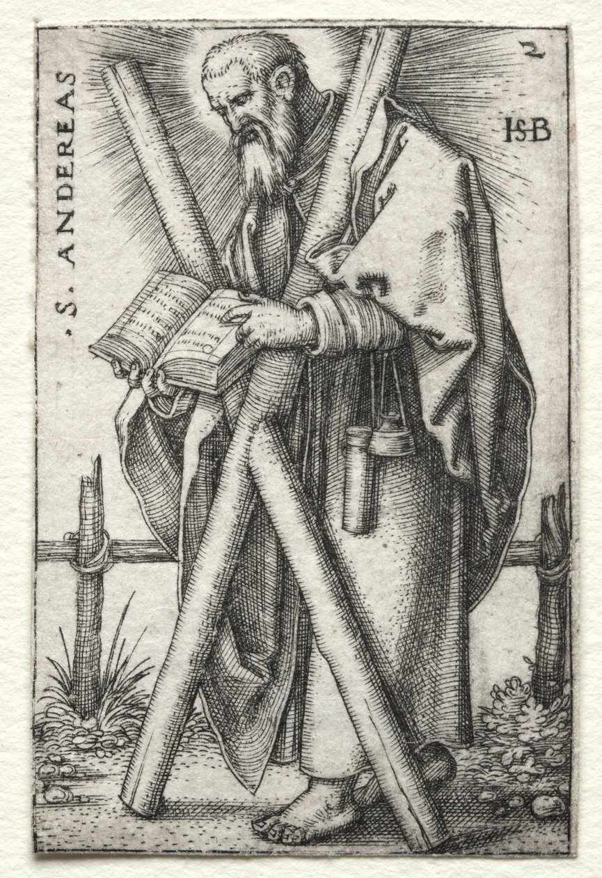Sint Andreas door Hans Sebald Beham