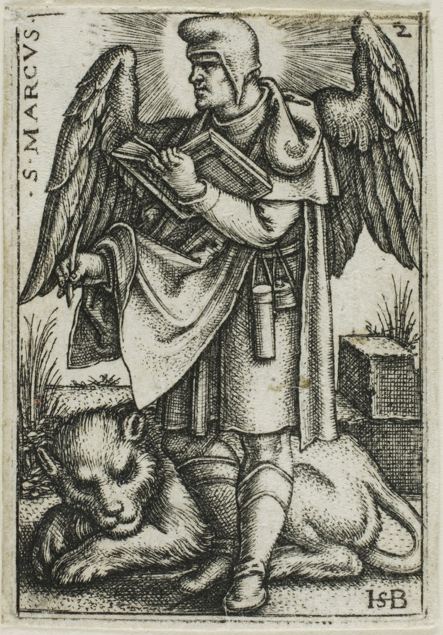 Marcus, uit De vier evangelisten door Hans Sebald Beham