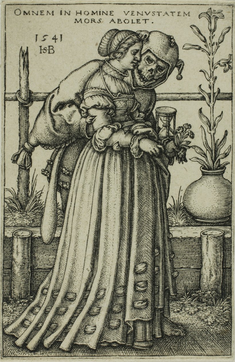 De Dame en de Dood door Hans Sebald Beham