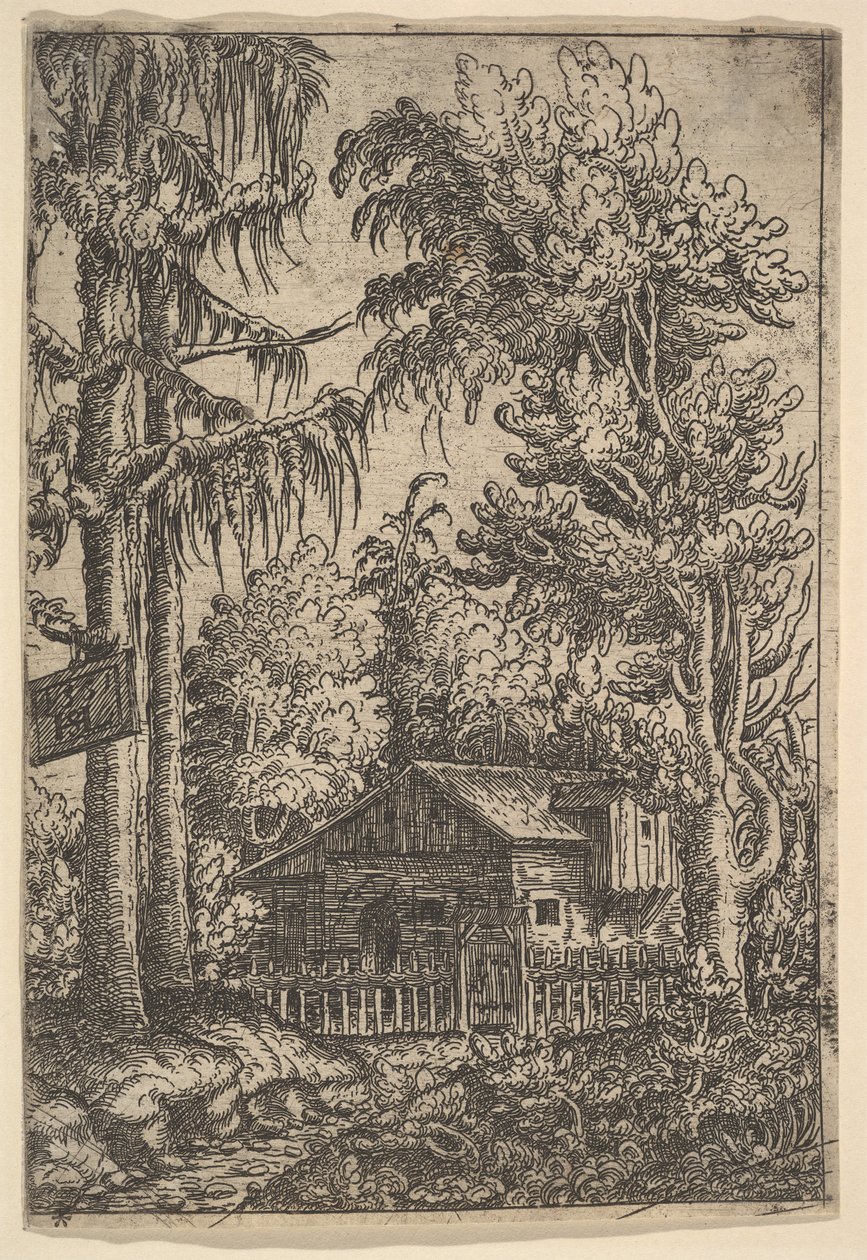 Hut Tussen Bomen, 1551 door Hans Sebald Lautensack