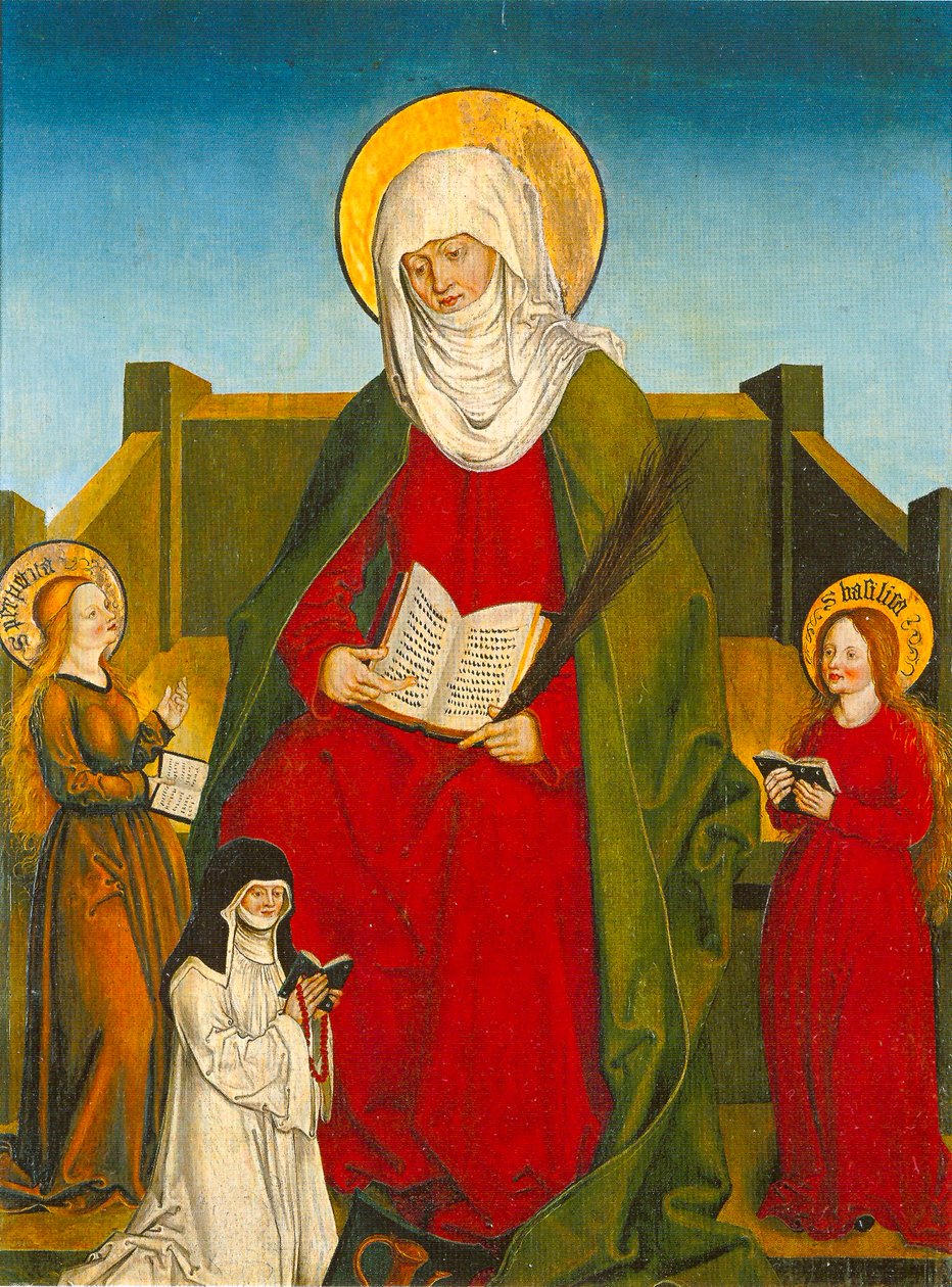 St Monica - Inzigkofen altaar door Hans und Jakob Strüb